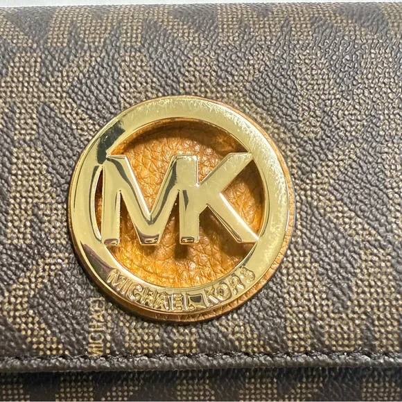 Michael Kors‎ Brown Monogram Wallet